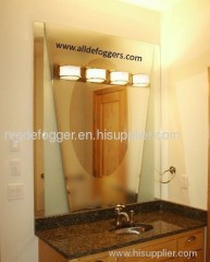 demister pad with frame bathroom mirror