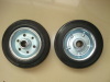 solid powder rubber wheel