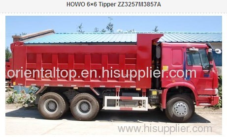 howo 6*6 dump truck