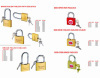 Side Open Iron Padlock