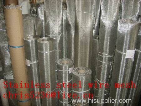 Used in polyester fiber of stainless steel wire mesh