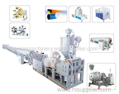 HDPE gas and water pipe extrusion line