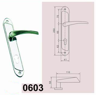 Chrome Door Lock Panel