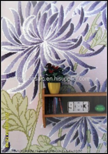 mosaic pattern wall tile (hotel decor)