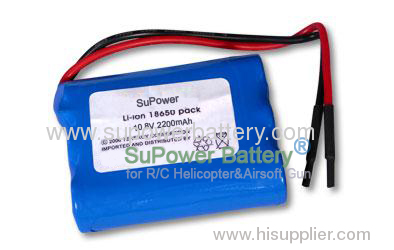 Lithium Li-Ion 18650 10..8V 11.1V 2200mAh Battery Pack L18650-2200 with PCB