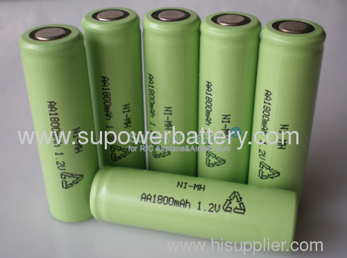 AA /14500 Rechargeable NIMH Power Battery Cell 1.2V 1800mAh