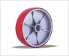 Polyurethane wheels with aluminum centre 1