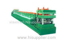 Speedway guard rail forming machine