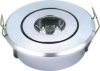 1w AC85-265V AL body round led downlight