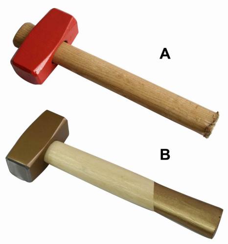 wooden handle Rubber Hammer
