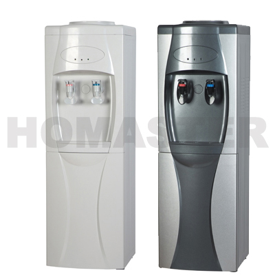 Floorstanding water dispenser, compressor or electronic cooling