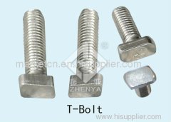 stainless steel T head bolt