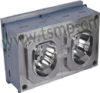 Multicavity molds with or without hot runner
