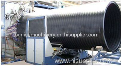 Big caliber winding pipe extrusion line