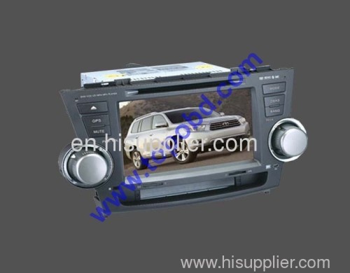 8 INCH CAR DVD PLAYER WITH GPS FOR TOYOTA HIGHLANDA High Quality
