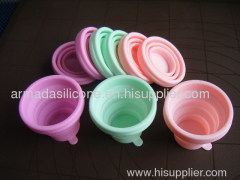 silicone collapsible cup