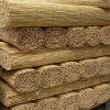 Rolled reed fencing