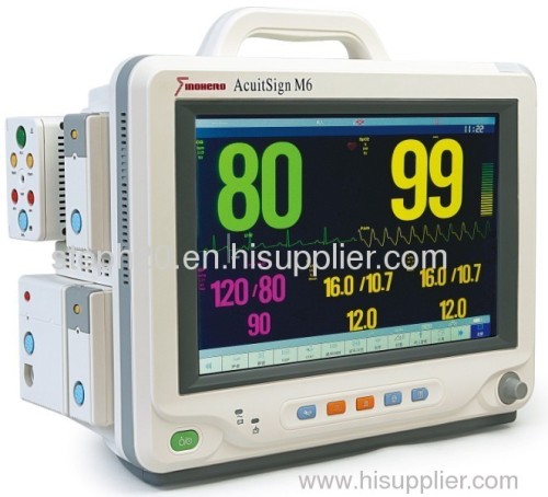 Portable multi-parameter modular patient monitor M6
