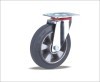 200x50160x50125x40100x40 Swivel Caster with Elastic Rubber wheel(Aluminum core)