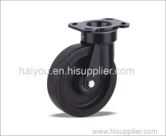 4inch -8inch Swivel Caster with Elastic Rubber wheel(Iron core)