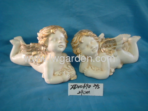 Ceramic angel figurines