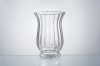 patterned glass hurricane candle holder