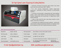 CO2 laser engraving machine high speed