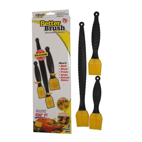 3Pcs Silicone BBQ Brush set