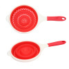 Silicone Collapsible Colander With Handle/Foldable Colander