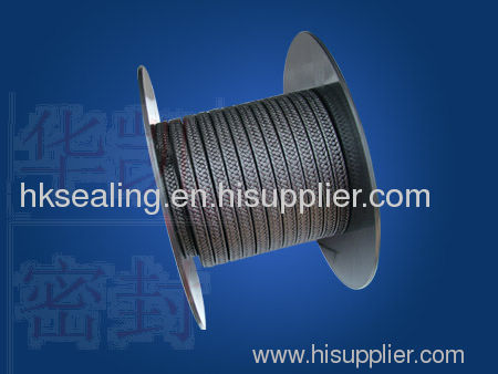 PTFE graphite fiber braided packing