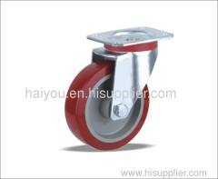 Swivel Caster with TPU wheel(Nylon core) 125x38