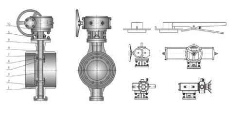 Butt-welding End Buttefly Valve