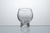 floating glass candle holder