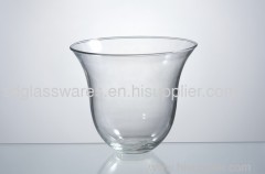 glass floating candle bowl