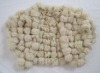 rabbit fur ball vest