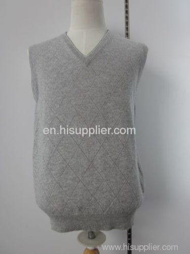 v neck cashmere vest