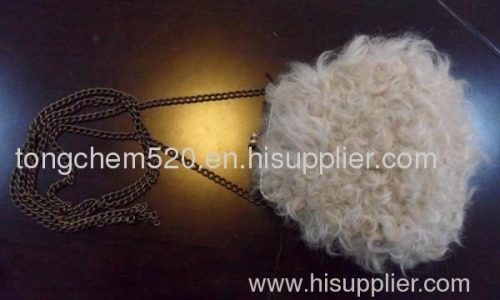 fur hangbag ,lamb fur ,sheep fur bag,cashbag