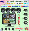 4ch LCD DVR, CCTV System kit, 500GB HDD