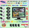 4ch LCD DVR, CCTV System kit, 500GB HDD
