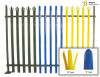 PVC coated palisade fence
