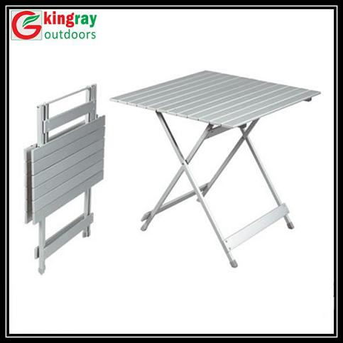 Aluminum folding picnic table