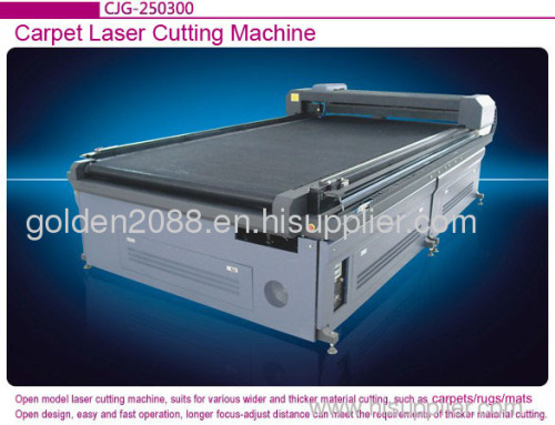 hotel door carpet mats laser cutting machine