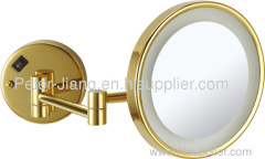 Round wall lighting mirror