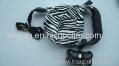 Print pet leash with bag