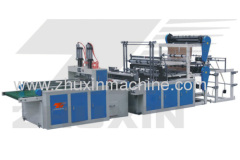 Double Layer Four Lines Automatic T-shirt Bag Making Machine