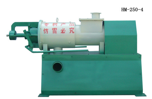 The spiral extrusion animal dung solid-liquid separator/processor