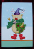 Christmas cartoon Card