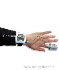 wearable digital pulse oximeter,wireless communication is optional