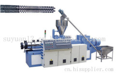 Plastic extrusion machine