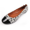 DS005--1 2011Fashion lady leopard-pattern and glazed sheepskin summer shoes 16pairs/lot wholesale shoes